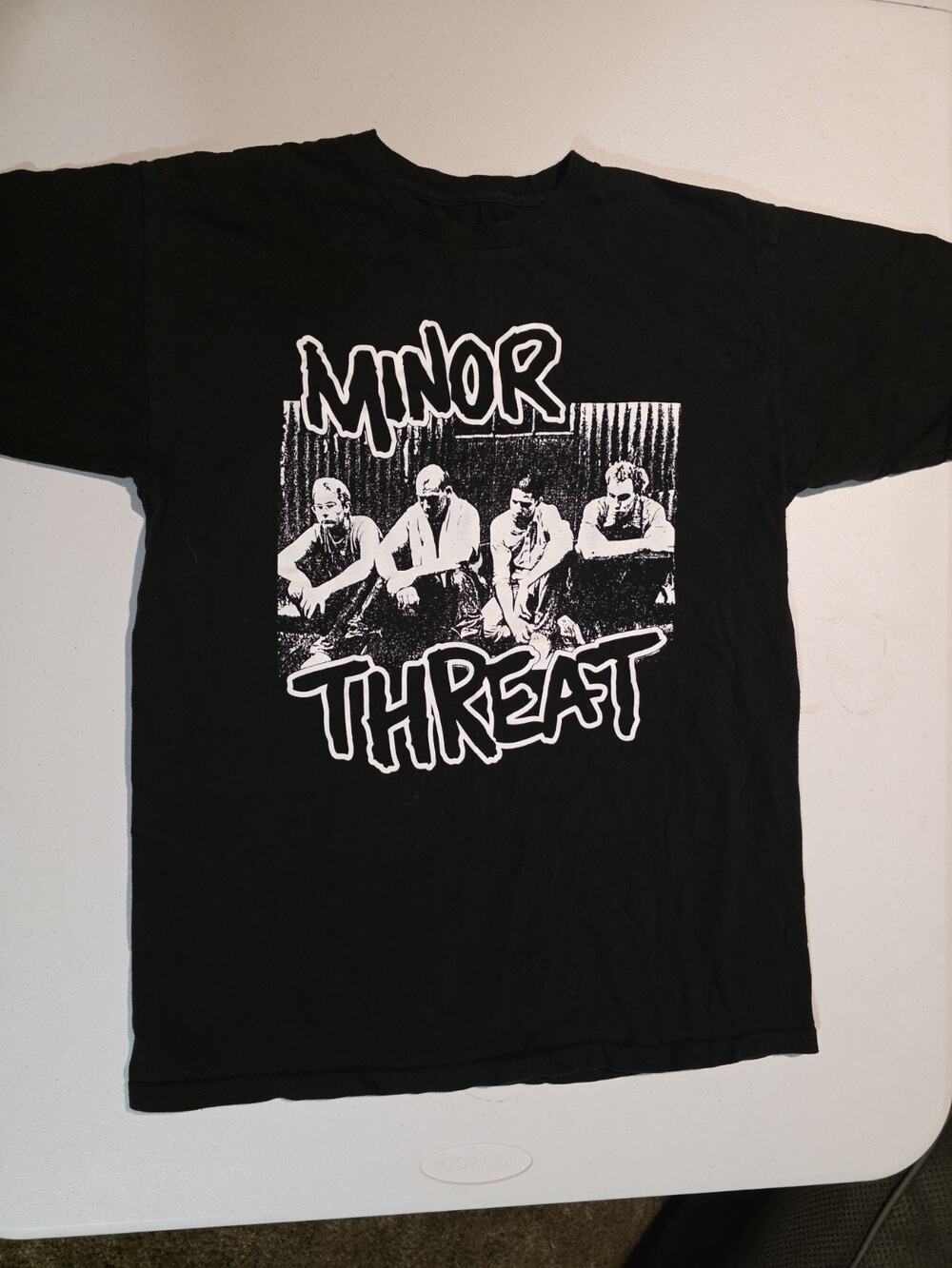 Minor Threat Band T Shirt Mens Small Black Hardcore Punk Graphic Tee